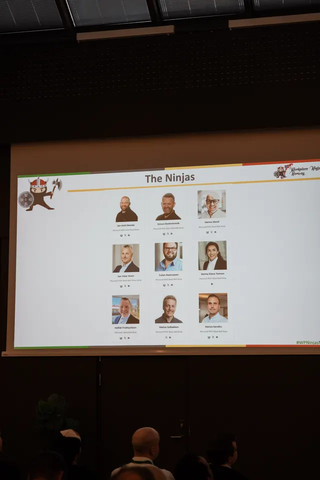 Workplace Ninjas Norway 2025 event photo